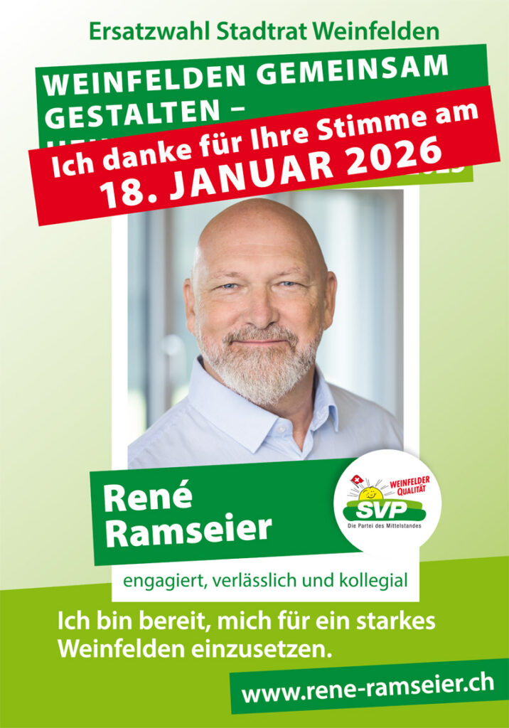 Flyer Ersatzwahl Rene Ramseier Weinfelden